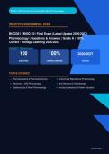 BIOD 351 Pharmacology Final Exam Actual 2026&sol;2027 &ndash; Complete Exam-Style Questions &vert; 100&percnt; Verified &ndash; Pass Guaranteed &ndash; A&plus; Graded