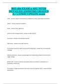 ASU BIO 182 Exam 2 &ndash; Complete Study Guide&comma; Practice Questions&comma; and Course Exam Preparation