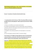 NSG 3450 Mental Health Nursing &ndash; Exam 1 Practice Questions &lpar;1&ndash;40&rpar; Questions &NewLine;with Correct DETAILED ANSWERs and Explanations