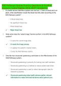 NHS Pathways System Practice Questions & Verified &NewLine;Answers &vert; Latest Update 2026-2027 &vert; Graded A&plus;