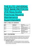 2026&sol;2027 The Elite Nova Scotia Provincial Housing Maintenance Superintendent Test Bank &vert; v11&period;0 &lpar;19&plus; Grandmaster Q&A&rpar;