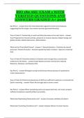 ASU BIO 182 Exam 1 &ndash; Complete Study Guide&comma; Practice Questions&comma; and Course Exam Preparation