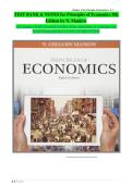 Principles of Economics&comma; 8th Edition by N&period; Gregory Mankiw&colon; Complete Test Bank & Study Notes &vert; Chapter Summaries&comma; Exam Preparation&comma; Practice Questions & Solutions