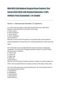 BSN HESI 266 Medical-Surgical Exam Practice Test Actual 2025&sol;2026 with Detailed Rationales &vert; 100&percnt; Verified &vert; Pass Guaranteed &ndash; A&plus; Graded