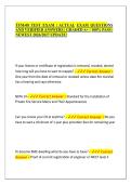 TFM-08 TEST EXAM &vert; ACTUAL EXAM QUESTIONS&NewLine;AND VERIFIED ANSWERS &vert; GRADED A&plus; &vert; 100&percnt; PASS &vert;&NewLine;NEWEST 2026&sol;2027 UPDATE&excl;