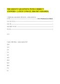 NIH GROUP F QUESTIONS WITH CORRECT&NewLine;ANSWERS &vert; LATEST UPDATE 2026&sol;2027 &lpar;GRADED&rpar;