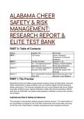 &lbrack;2026&sol;2027 Edition&rsqb; Alabama Cheer Safety & Risk Management&colon; Elite Test Bank &lpar;AHSAA&sol;NFHS Compliant&rpar;