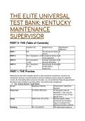 2026&sol;2027 Kentucky Maintenance Supervisor Exam Prep&colon; The Elite "S-Tier" Universal Test Bank &lpar;18&plus; High-Stakes Q&A&rpar;