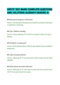 USPSTF TEST BANK COMPLETE QUESTIONS &NewLine;AND SOLUTIONS ALREADY GRADED A&plus;