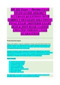 NR 302 Exam 1 Review EXAM STUDY GUIDE 2026&sol;2027 ACCURATE QUESTIONS WITH CORRECT DETAILED SOLUTIONS &vert;&vert; 100&percnt; GUARANTEED PASS NEWEST VERSION