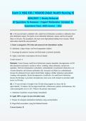 Exam 3&colon; NSG 430 &sol; NSG430 Adult Health Nursing II  &vert; 2026&sol;2027 &vert; Newly Released &vert; Actual Exam &vert; 50 Q&A with Expert Rationales &vert; GCU &vert; Guaranteed Pass - A&plus; Graded