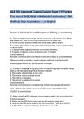 ASA 106 Advanced Coastal Cruising Exam V1 Practice Test Actual 2025&sol;2026 with Detailed Rationales &vert; 100&percnt; Verified &vert; Pass Guaranteed &ndash; A&plus; Graded