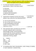CCP&sol;FPC Exam 1 with all Correct & 100&percnt; Verified Answers &vert;Actual Complete Exam &vert;Already Graded A&plus;