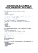 NSG 3600 PEDS EXAM 3  Gi&comma; GU AND NEURO &NewLine;UPDATED QUESTIONS WITH SOLVED ANSWERS&period; 