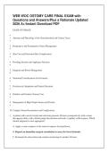 WEB WOC OSTOMY CARE FINAL EXAM with &NewLine;Questions and Answers&sol;Plus a Rationale Updated &NewLine;2026 A&plus;&sol;Instant Download PDF