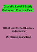 CrossFit Level 3 Study Guide & Practice Exam PDF &vert; Complete Certification Prep & Revision Notes