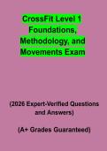 CrossFit Level 1 Participant Handbook Exam 2 PDF &vert; Study Guide&comma; Practice Questions & Revision Notes&NewLine;