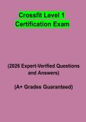CrossFit Level 1 Certification Exam Study Guide PDF &vert; Practice Questions&comma; Revision Notes & Exam Prep