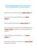 Nocti Test Welding Newest 2026 Questions and &NewLine;Correct Detailed Answers Already Graded A&plus; 