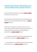Peregrine Exam Newest 2026 Questions and &NewLine;Correct Detailed Answers Already Graded A&plus;