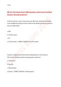 NR 511 CEA Actual Exam 2026 Questions And Correct Verified Answers Already Graded A&plus;