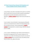 ATI Peds Proctored Exam Newest 2026 Questions and &NewLine;Correct Detailed Answers Already Graded A&plus; 