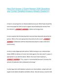 Hesi Exit Version 2 Exam Newest 2026 Questions &NewLine;and Correct Detailed Answers Already Graded A&plus; 