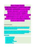 Penn Foster Comprehensive Exams Verified Questions and Answers EXAM STUDY GUIDE 2026&sol;2027 ACCURATE QUESTIONS WITH CORRECT DETAILED SOLUTIONS &vert;&vert; 100&percnt; GUARANTEED PASS NEWEST VERSION