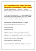 CPIA Exam Study Guide &vert; Newest Questions&NewLine;and Answers &vert; 2026 Update &vert; Expert Verified