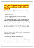 NSG 3100 Exam 2 &vert; Newest Questions&NewLine;and Answers &vert; 2026 Update &vert; Expert&NewLine;Verified