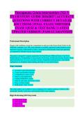 Therapeutic Crisis Intervention &lpar;TCI&rpar; Exam EXAM STUDY GUIDE 2026&sol;2027 ACCURATE QUESTIONS WITH CORRECT DETAILED SOLUTIONS &vert;&vert; 100&percnt; GUARANTEED PASS NEWEST VERSION