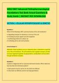 WGU D027 Advanced Pathopharmacological &NewLine;Foundations Test Bank Actual Questions & &NewLine;Study Guide &vert; INSTANT PDF DOWNLOAD 