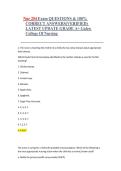 NUR 242 Medical-Surgical Nursing Exam 3 &ndash; Heart Failure&comma; Cardiac Medications&comma; and Congenital Disorders