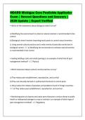 MDARD Michigan Core Pesticide Applicator&NewLine;Exam &vert; Newest Questions and Answers &vert;&NewLine;2026 Update &vert; Expert Verified