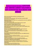 Medical-Surgical Nursing Practice Test EXAM STUDY GUIDE 2026&sol;2027 ACCURATE QUESTIONS WITH CORRECT DETAILED SOLUTIONS &vert;&vert; 100&percnt; GUARANTEED PASS NEWEST VERSION