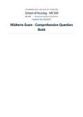 Midterm  Exam&colon; NR509 &sol; NR-509 &lpar;Latest Update 2026 &sol; 2027 &rpar;Advanced Physical Assessment &vert; Questions & Verified Answers &vert; 100&percnt; Correct &vert; Grade A - Chamberlain