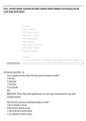 NR 401 &ndash; PEDIATRIC NURSING I QUESTIONS AND CORRECT ANSWERS &lpar;VERIFIED ANSWERS&rpar; PLUS RATIONALES 2026 Q&A&NewLine;&vert;LATEST EXAM UPDATE 2026&sol;2027&period;&period;