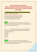 BIOD 121 ESSENTIALS IN NUTRITION &NewLine;MODULE 1 EXAM BANK 250 EXPERT-VERIFIED QUESTIONS & &NewLine;ANSWERS 2026&sol;2027 LATEST UPDATE &vert; PORTAGE LEARNING &vert; &NewLine;100&percnt; VERIFIED 