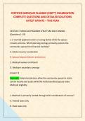 CERTIFIED MEDICAID PLANNER &lpar;CMP&trade;&rpar; EXAMINATION &NewLine;COMPLETE QUESTIONS AND DETAILED SOLUTIONS &NewLine;LATEST UPDATE &ndash; THIS YEAR