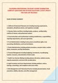 CALIFORNIA PROFESSIONAL FIDUCIARY LICENSE EXAMINATION &NewLine;COMPLETE QUESTIONS AND DETAILED SOLUTIONS &vert;LATEST UPDATE &NewLine;THIS YEAR JUST RELEASED
