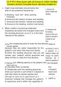 CC-P FP-C Prep Exam with all Correct & 100&percnt; Verified Answers &vert;Actual Complete Exam &vert;Already Graded A&plus;