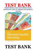 Test Bank for Neeb's Mental Health Nursing 5th Edition by Linda M&period; Gorman and Robynn Anwar - Complete with All Chapters &vert; Latest Update 2026