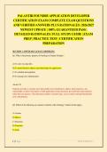 Palantir Foundry Application Developer Certification Exam &vert; Practice Questions&comma; Verified Answers & Study Guide