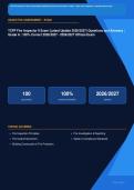 TCFP Fire Inspector II Exam Actual 2026&sol;2027 &ndash; Complete Exam-Style Questions &vert; 100&percnt; Verified &ndash; Pass Guaranteed &ndash; A&plus; Graded