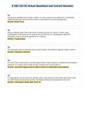 E CES 212 81 Actual Questions and Correct Answers