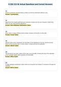 E CES 212 81 Actual Questions and Correct Answers