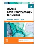 Clayton&rsquo;s Basic Pharmacology For Nurses&comma; 19th Edition 2026 update questions and answers 