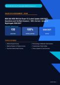 BSN 366 HESI RN Exit Exam V2 Actual 2026&sol;2027 &ndash; Complete Exam-Style Questions &vert; 100&percnt; Verified &ndash; Pass Guaranteed &ndash; A&plus; Graded