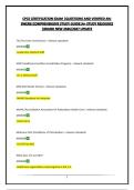 CPCS CERTIFICATION EXAM &vert;QUESTIONS AND VERIFIED ANSWERS&vert;COMPREHENSIVE STUDY GUIDE&vert;A&plus; STUDY RESOURCE &vert;BRAND NEW 2026&sol;2027 UPDATE