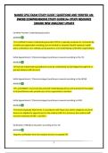 NAMSS CPSC EXAM STUDY GUIDE &vert;QUESTIONS AND VERIFIED ANSWERS&vert;COMPREHENSIVE STUDY GUIDE&vert;A&plus; STUDY RESOURCE &vert;BRAND NEW 2026&sol;2027 UPDATE